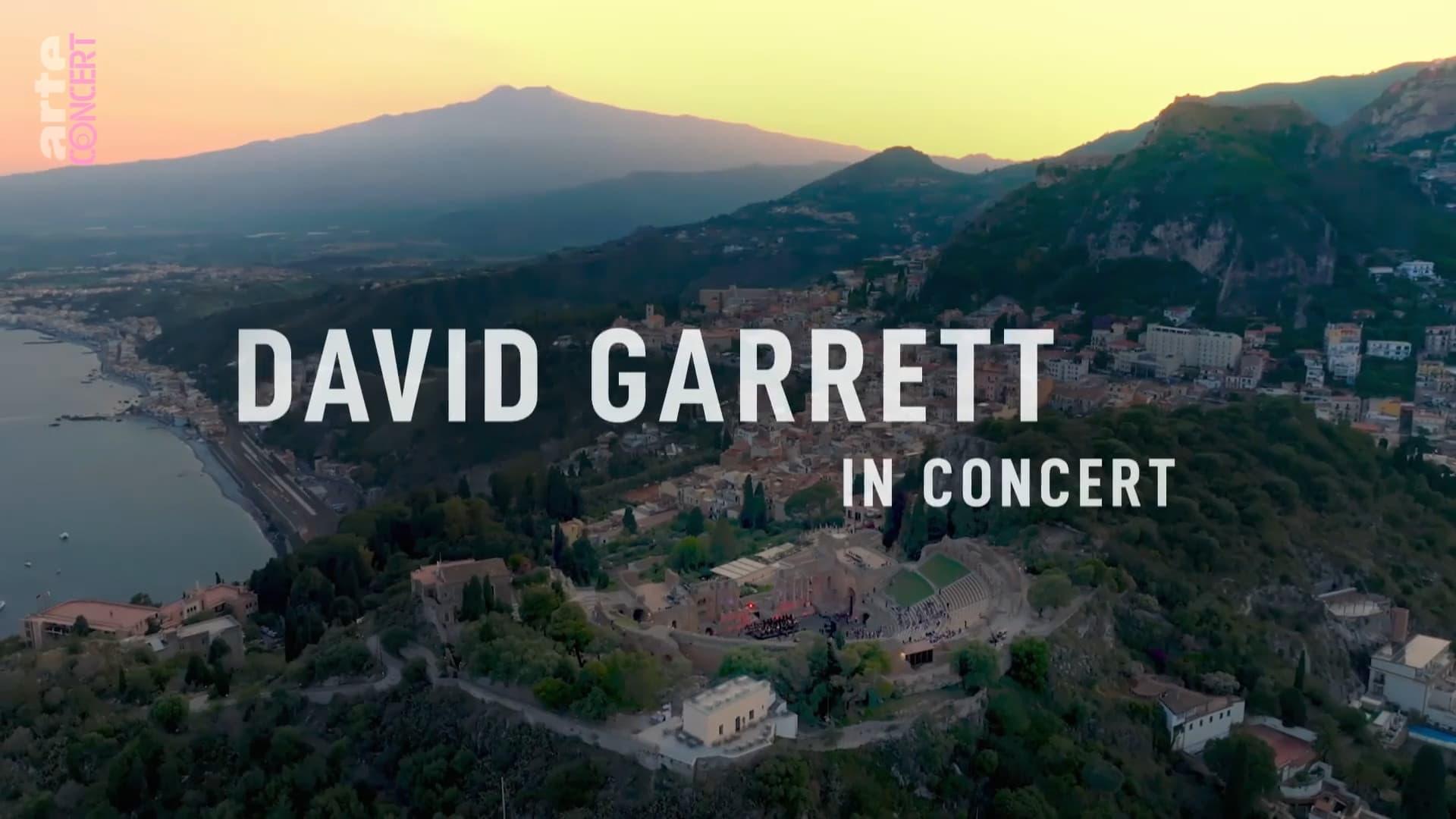 David Garrett in concert - Auf dem antiken Theater in Taormina auf Sizilien