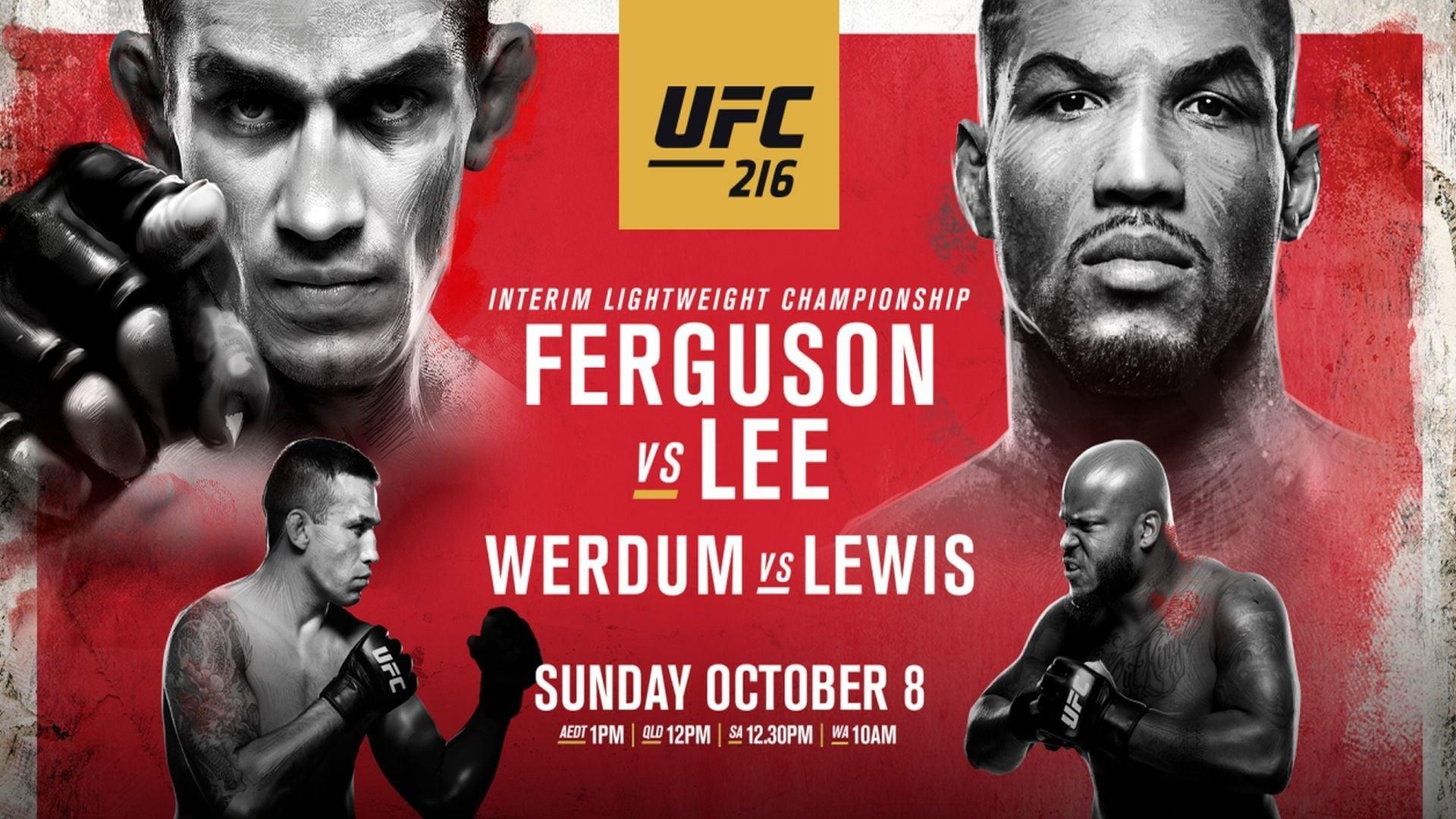 UFC 216: Ferguson vs. Lee