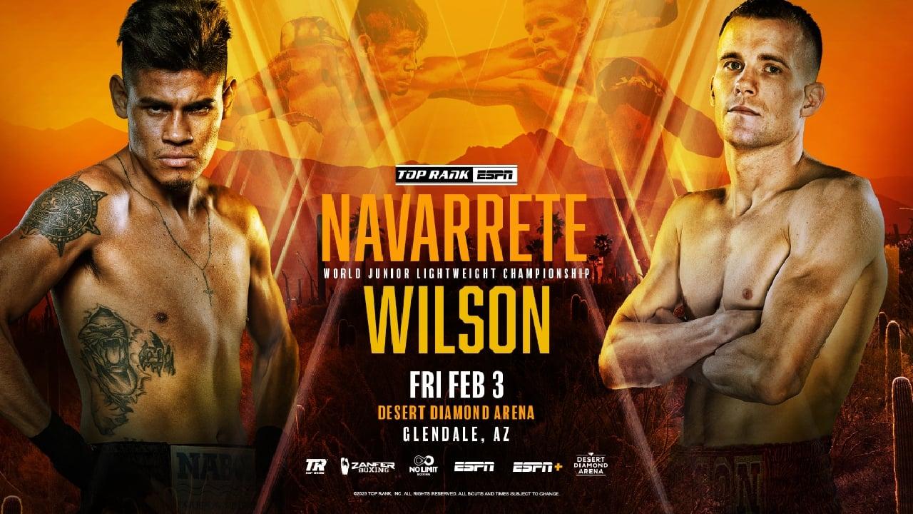 Emanuel Navarrete vs. Liam Wilson