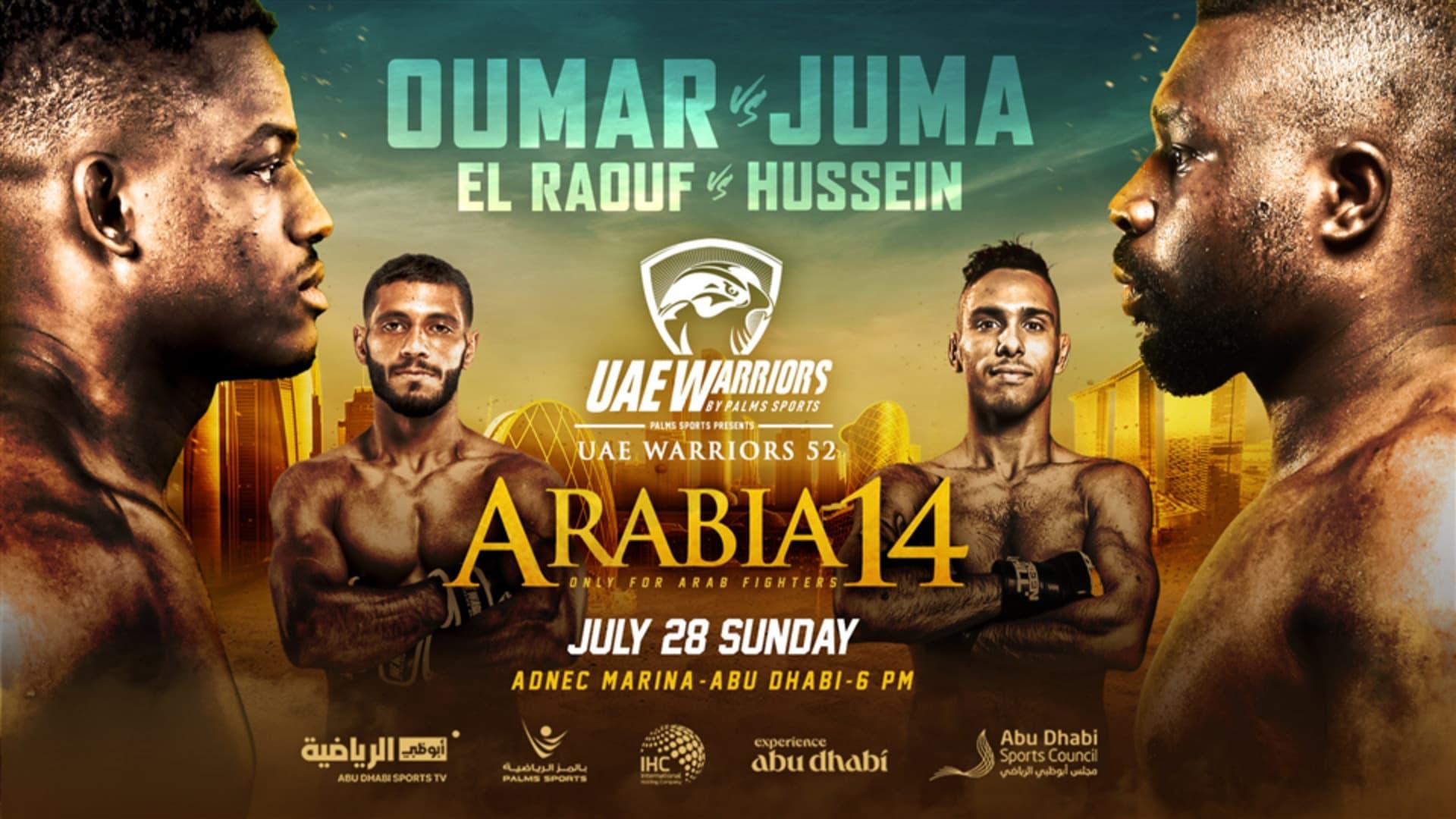 UAE Warriors 52: Arabia 14