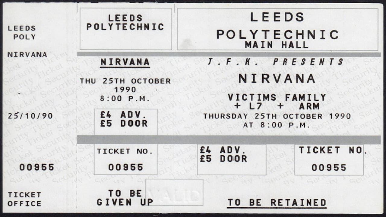 Nirvana - Live on Leeds Polytechnic, UK, 1990