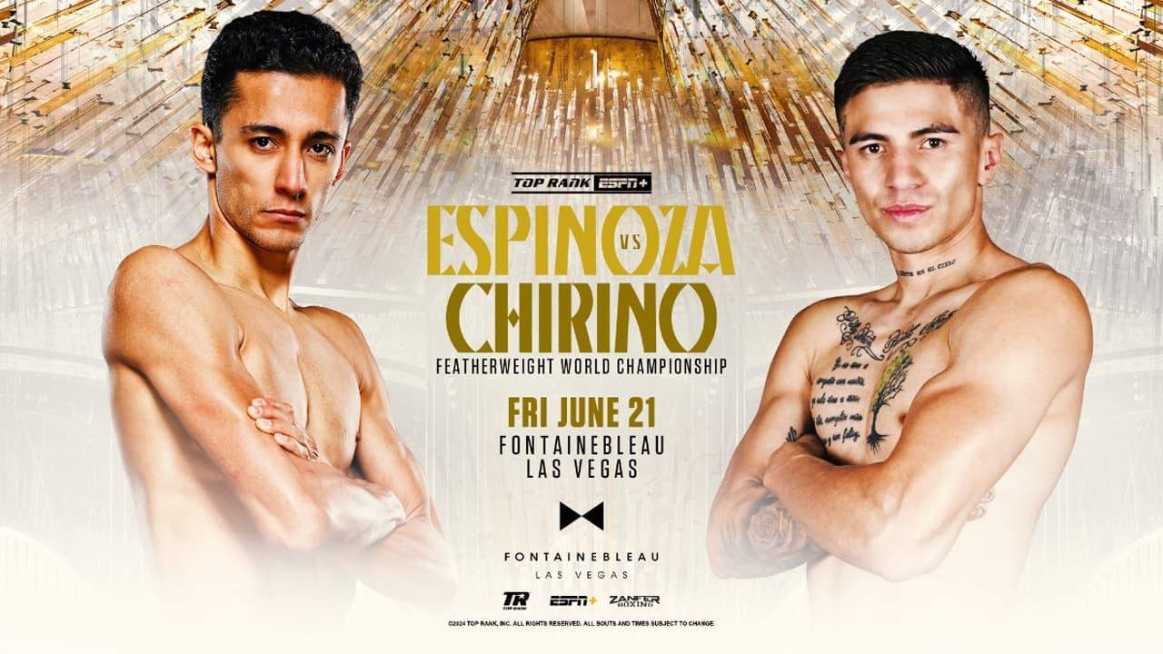 Rafael Espinoza vs. Sergio Chirino