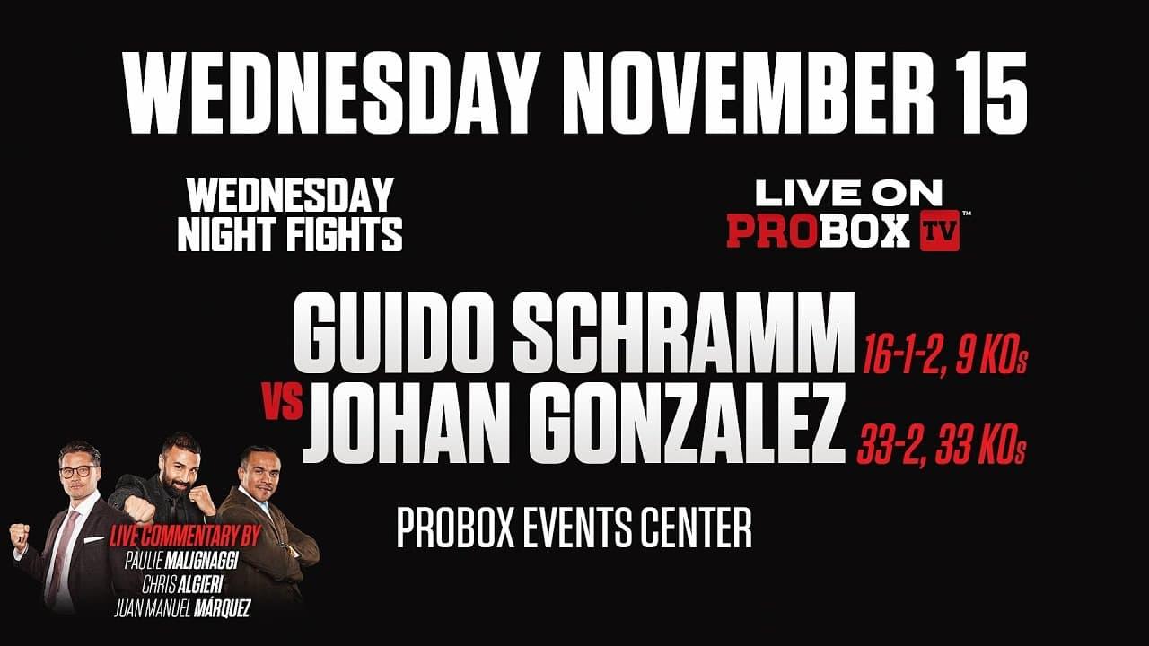 Guido Emmanuel Schramm vs. Johan Gonzalez