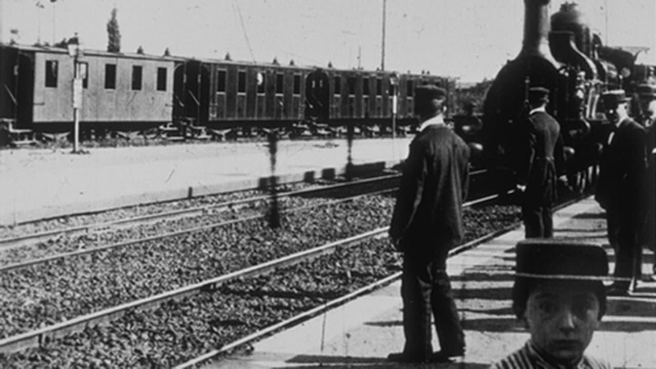 Villefranche : arrivée d'un train