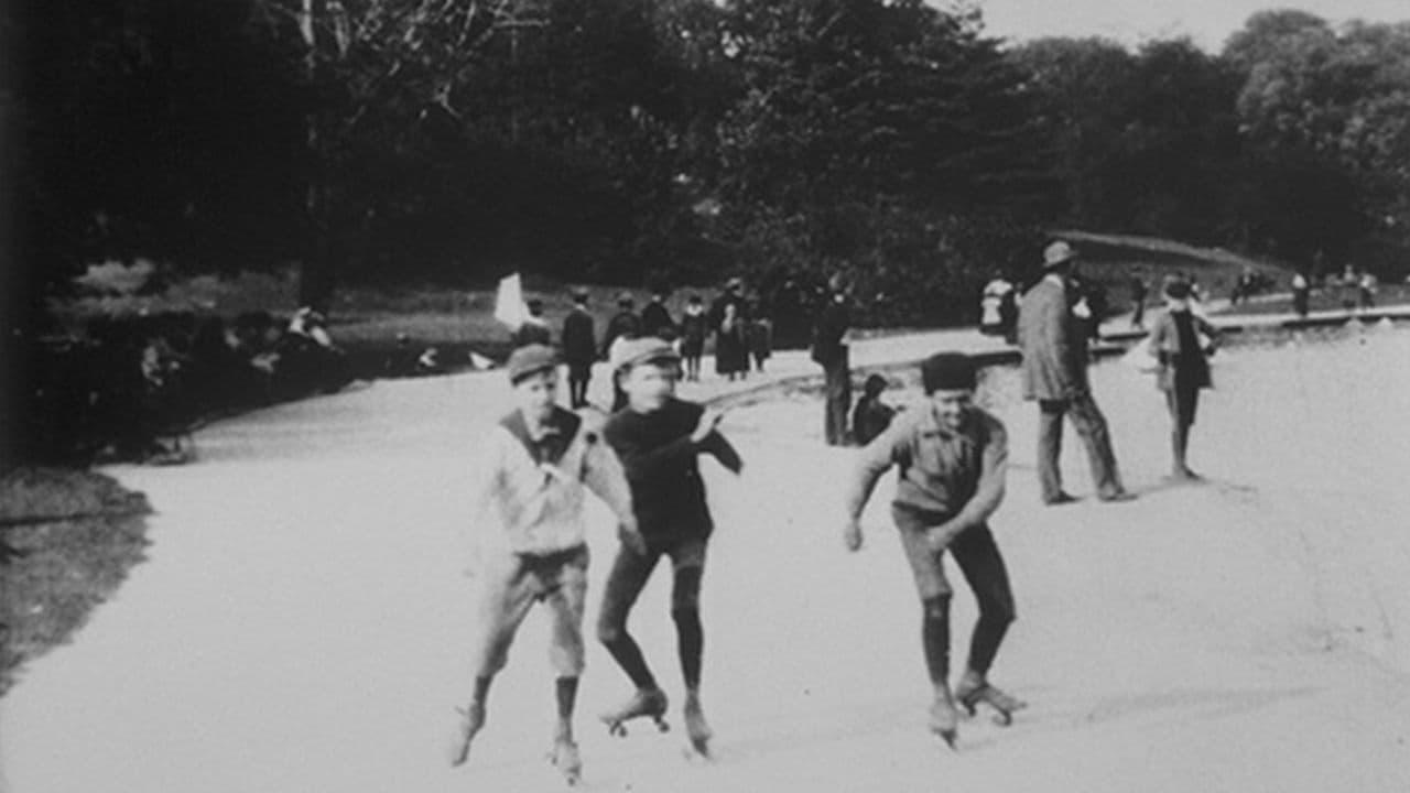 New York, patineurs au Parc central