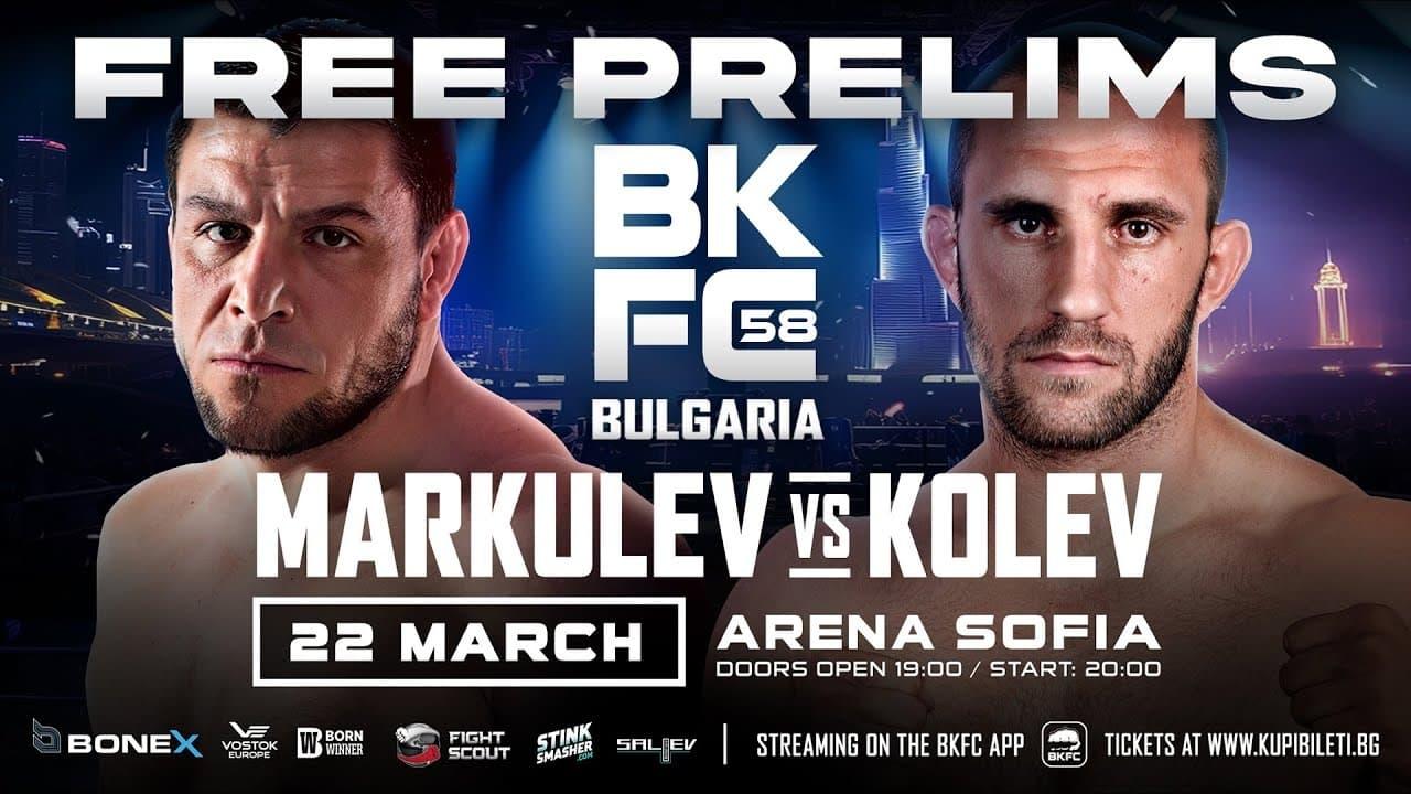 BKFC 58: BULGARIA Markulev vs Kolev